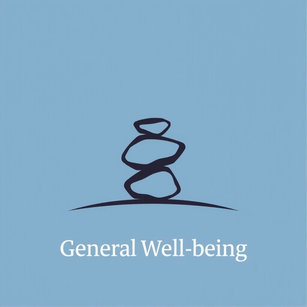 Icono de Bienestar General: piedras equilibradas